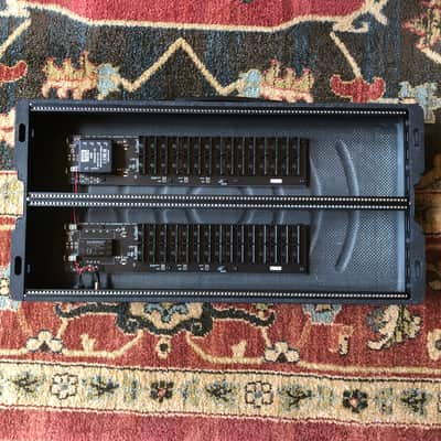 Erica Synths 2x104HP Carbon Fiber Travel Case Eurorack Case with Power Supply image 2