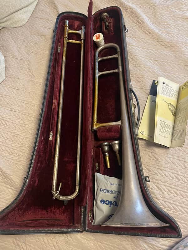 F.E. Olds&Son Special vintage trombone 1946, USA image 1