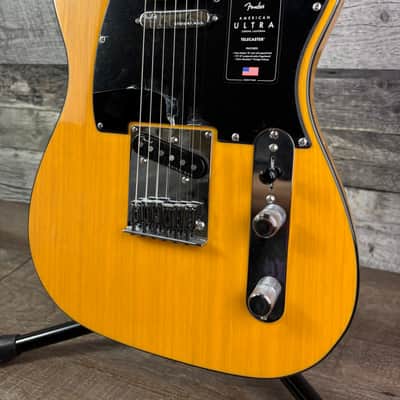 Fender American Ultra Maple Neck, w/hardshell case, Butterscotch Blonde image 4