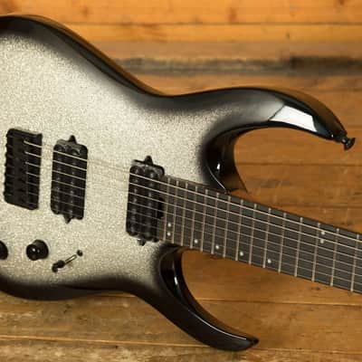 Jackson Pro Plus Misha Mansoor Juggernaut HT7 - Caramelized Maple - Silverburst Sparkle - 7-String image 5