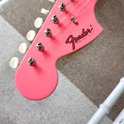 Fender Competition Pink Left-Handed Mustang image 3
