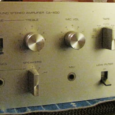 Yamaha CA 400 Natural Sound Stereo Amplifier 1975 Brushed | Reverb