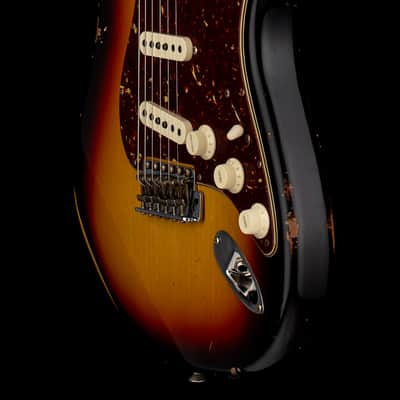 Fender Custom Shop Empire 67 Stratocaster Relic - 3-Color Sunburst #82401 image 7