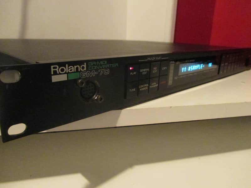 Roland GM-70 GR-MIDI Converter 1986 - 1988 - Black image 1