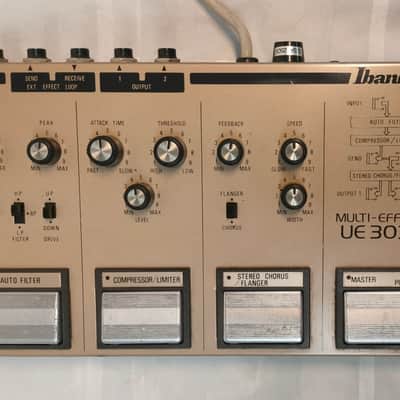 Ibanez UE-303B Multi-Effektgerät Vintage – Auto Filter, Compressor, Chorus RARE image 2