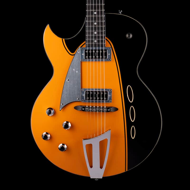 Pre Owned 2024 Eastwood	Backlund Rockerbox II Left-Handed Orange Stain With Gig Bag image 1