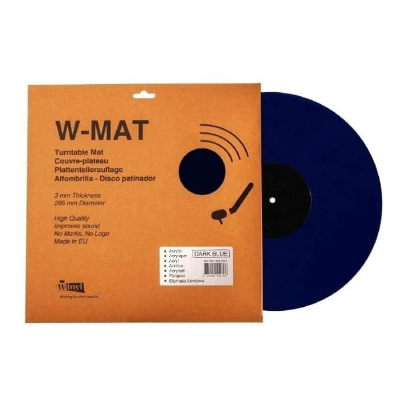 Winyl Cleaner Winyl 12" W-Mat Hi-Fi Turntable Platter Mat (sin...