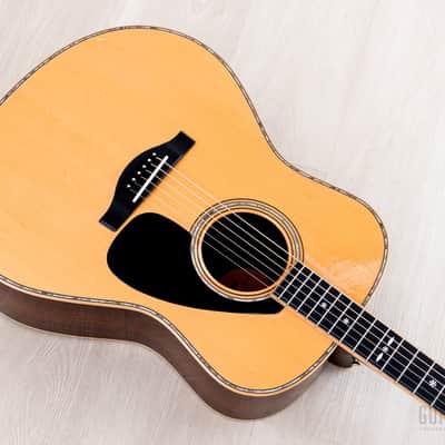 2008 Yamaha LL36 ARE Original Jumbo Acoustic Guitar Nitro Lacquer w/ Case image 11