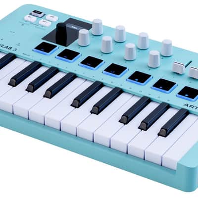 Arturia MiniLab 3 Aquamarine MIDI Keyboard Controller+Portable Bluetooth Speaker image 8