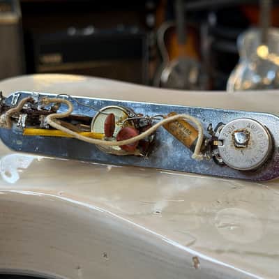 Fender 1959 Esquire Loaded Control Plate w/ Wiring Harness, Pots and Switch image 2