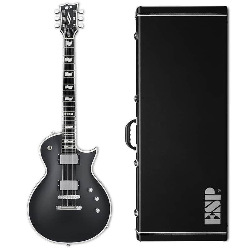 ESP E-II Eclipse BB Black Satin EC Electric Guitar + Hard Case B-Stock Made in Japan image 1