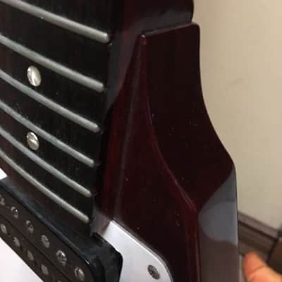Gibson Flying V Medalian Model 1972 Cherry Red woodgrain Stain image 21