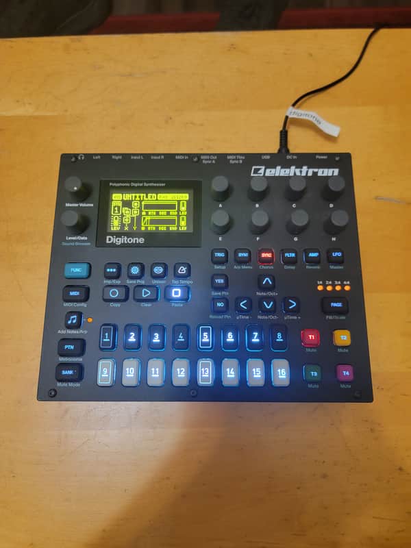Elektron Digitone 8-Voice Digital Synthesizer 2017 - 2024 - Black image 1