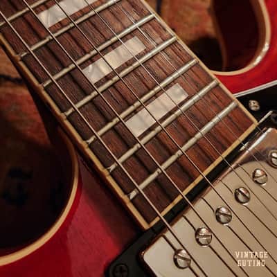 2023 Gibson ES-335 Figured Sixties Cherry w/ OHSC | Block Inlay, Figured Top image 11