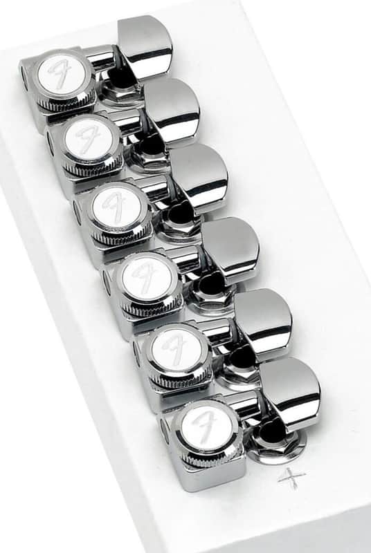 Fender #0990818100, 6 inline staggered 2026 - Chrome image 1