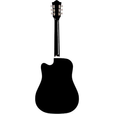 Guild D-140CE Westerly Collection Dreadnought Acoustic-Electric Guitar Regular Black image 4
