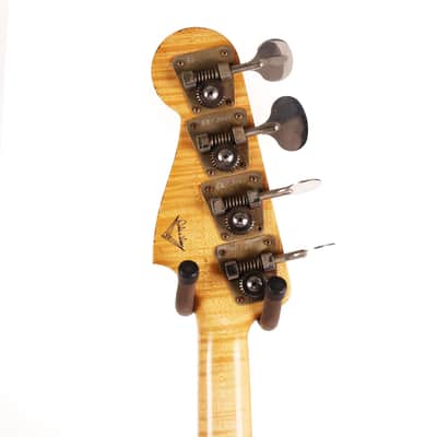 Fender Custom Shop 1966 Jazz Bass Relic Charcoal Frost Metallic Masterbuilt Dale Wilson 2011 image 14