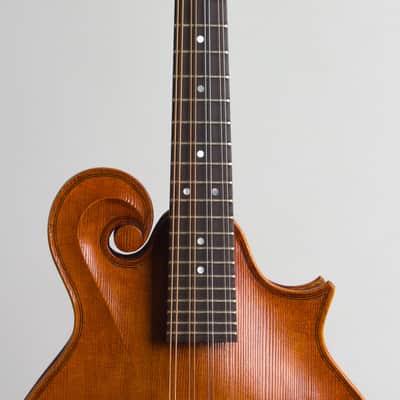 Joseph Campanella Cleary Campanella Carved Top Mandolin (2012), ser. #49, black rigid foam case. image 8