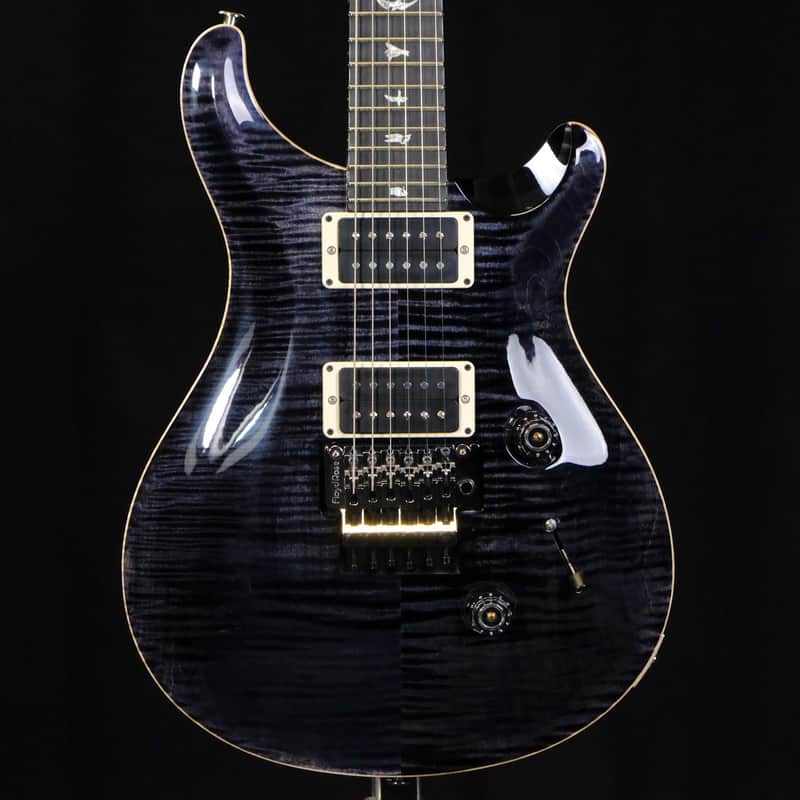 2024 PRS Custom 24 "Floyd" Rose Electric Guitar - Gray Black image 1