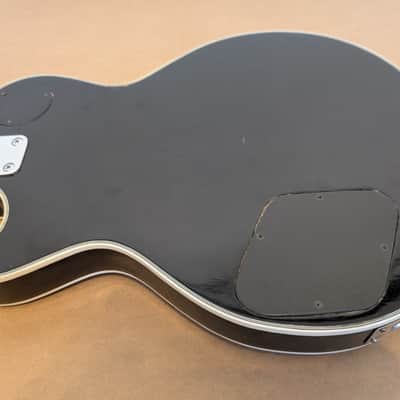 1970/80s Hondo II Single Cut LP Electric Guitar Black image 17