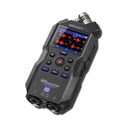 Zoom H4essential Portable Recorder with Tabletop Tripod, Windscreen, AA Batteries and microSD Card with Adapter image 2