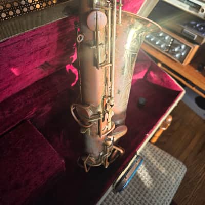 Benetone Tenor Saxophone w/ Original Case Serviced 1950s 1960s image 9