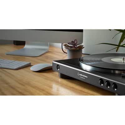 Audio-Technica Fully Automatic Belt-Drive BT Stereo Turntable, Black + 26 Month Protection Pack image 8