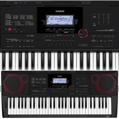 Casio CT-X3000 61 Portable Keyboard with Touch Response & AC Adapter (Black)