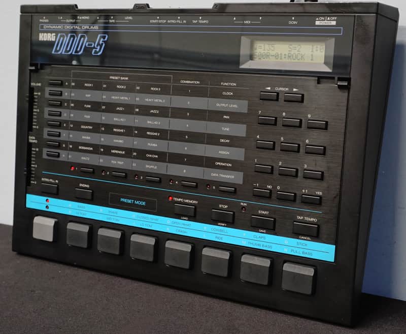 KORG DDD-5 Vintage 80s Dynamic Digital Programmable Drum | Reverb