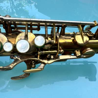 Selmer SBA altosax 1953/54 - Original gold laquer image 21