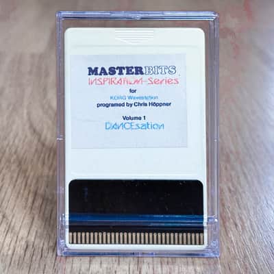 Korg Wavestation [Keys / Rack / AD] Voice ROM Data Card // MasterBits Volume 2 DANCEsation // Rare Find