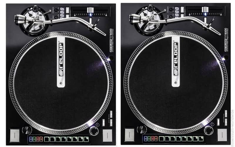 (2) Reloop RP-8000 - Twin Set of S-Shaped Arm Direct Drive Turntables / Authorized Dealer image 1