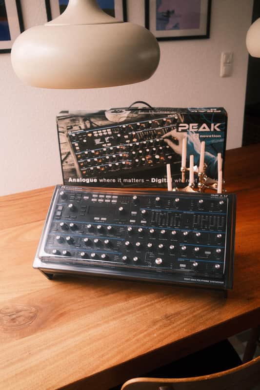 Novation Peak Synthesizer - Decksaver & Novation Aluminium Stands included image 1