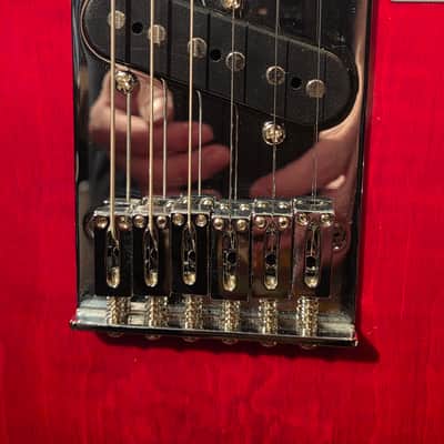 Squier Affinity Telecaster FMT SH Crimson Red Transparent image 6