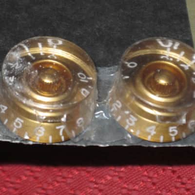 TWO new genuine Gibson GOLD SPEED KNOBS (ONLY TWO of the 4 knobs from the PRSK-020 set are for sale) image 5