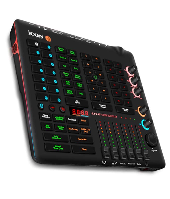 invincible! Icon Console live streaming USB recording interface for PC / Smartphone built in DSP effects image 1