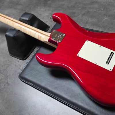 Fender Custom Shop Deluxe Stratocaster Candy Apple Red HSS AAA Flame USA image 7