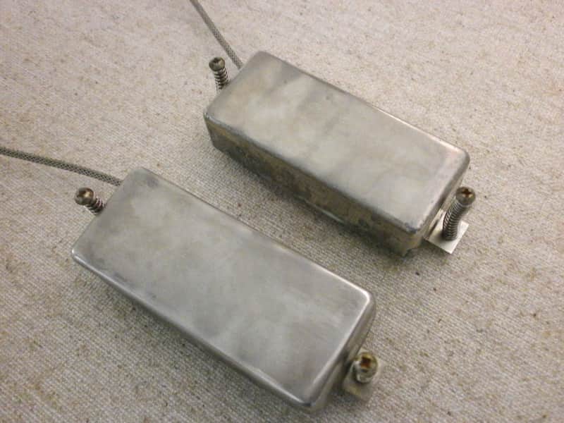 RELIC Aged FIREBIRD Pickups SET 2pcs Vintage Correct Mini Humbucker Fits Gibson Epiphone Fire Bird by Q pickups image 1