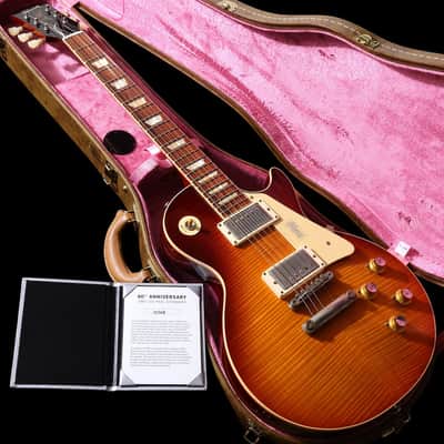 GIBSON CUSTOM 60th Anniversary 1960 Les Paul Standard Reissue VOS Version 3 Washed Bourbon Burst [308] (08/31) image 3