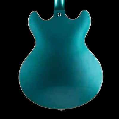 Used D’Angelico Premier DC Semi Hollowbody Turquoise With Gig Bag image 10