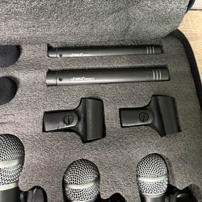 Pyle Pro Wired Microphone Drum/Instrument Kit Set 7-Mic Set PDKM12 #3207 image 4