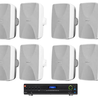JBL VMA1240 Commercial/Restaurant Bluetooth Mixer/Amplifier+(8) Wall Speakers image 1