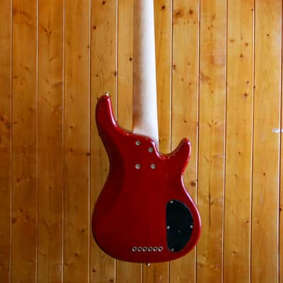AIO Wolf KTB-6 6 String *Left-Handed *Fretless Bass - Red Burst image 12