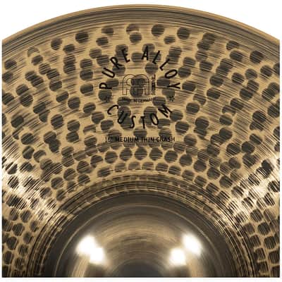 Meinl Pure Alloy Custom 16“ Medium Thin Crash PAC16MTC image 6