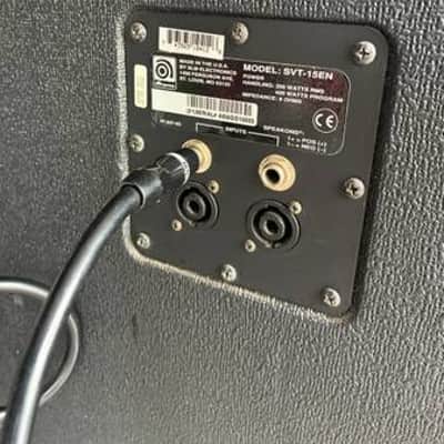 Ampeg SVT 15E 200-Watt 1x15" Bass Speaker Cabinet 2010s - Black image 2