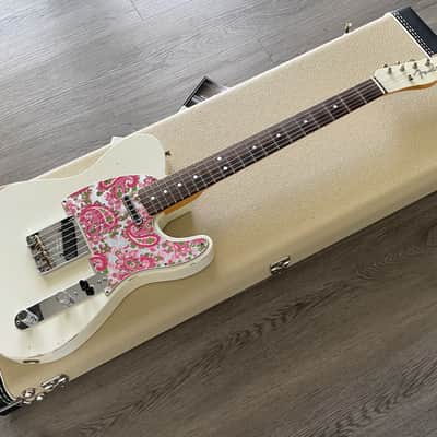 Fender Custom Shop Limited Edition '64 Telecaster (2024) Electric Guitar, Relic Aged Olympic White. ALL Documentation, MINT image 14