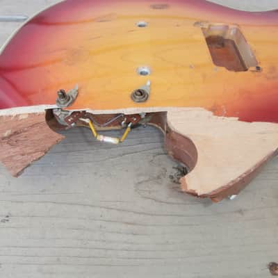 Vintage 1974 Gibson Les Paul Custom Electric Guitar Body/Neck Project! Luthier Special! image 5