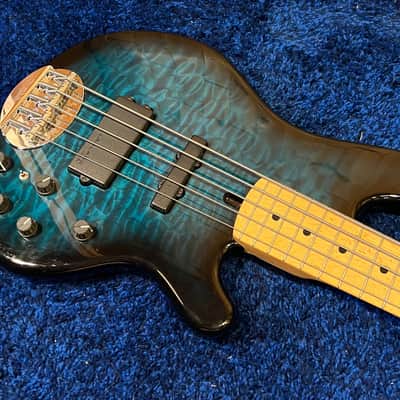 Lakland 55-94 2005 Teal Green Sunburst image 2