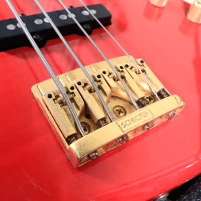 1980s Schecter USA Bass Guitar Red Dallas Era American Made image 18