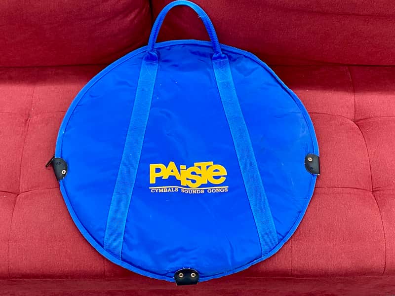 Vintage Paiste 20" Cymbal Bag - Blue image 1